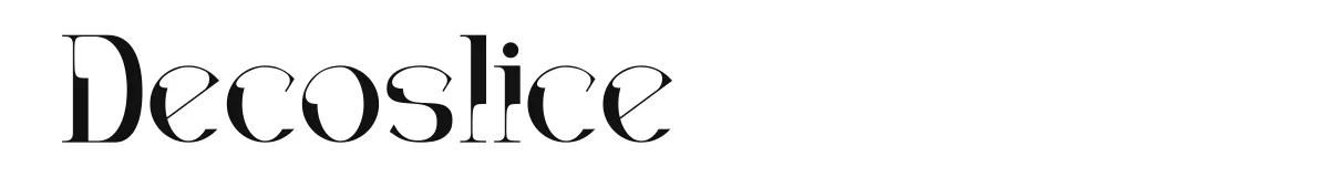 Decoslice original font preview