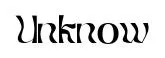 Unknow font preview