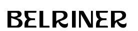 Belriner original font preview