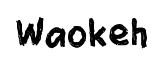 Waokeh original font preview
