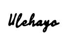 Ulehayo font preview