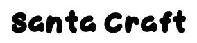 Santa Craft original font preview