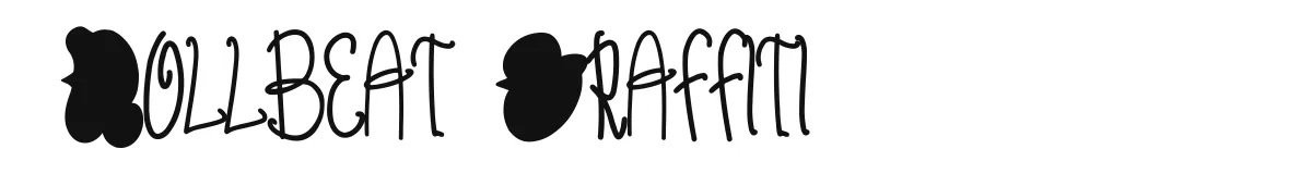 Rollbeat Graffiti font preview