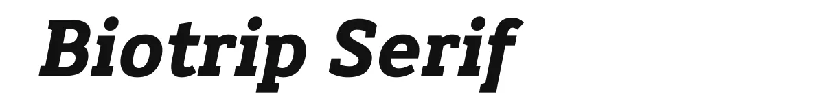 Biotrip Serif Biotripserif Bolditalic preview