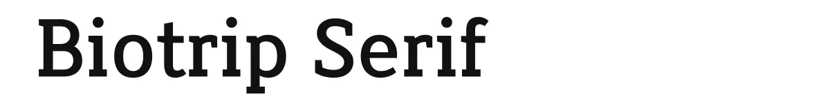 Biotrip Serif Biotripserif Medium preview