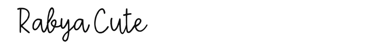 Rabya Cute font preview