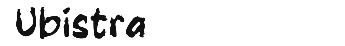 Ubistra original font preview