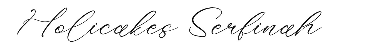 Holicakes Serfinah font preview