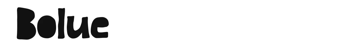 Bolue original font preview