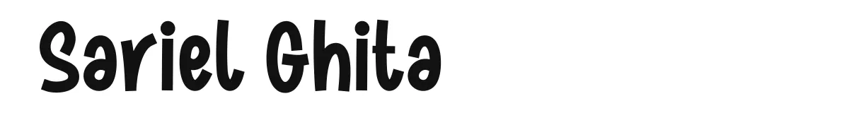 Sariel Ghita font preview