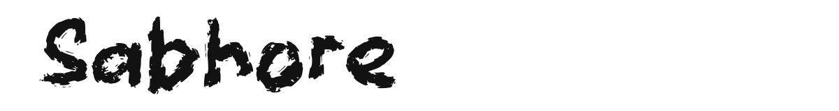 Sabhore original font preview