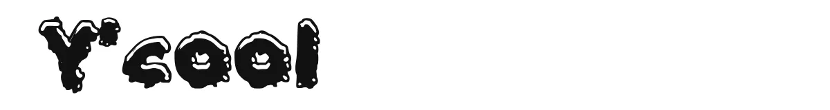 Y'cool original font preview