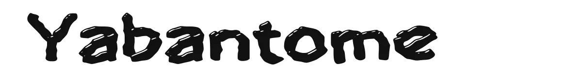 Yabantome font preview