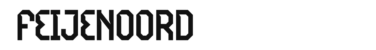 Feijenoord original font preview