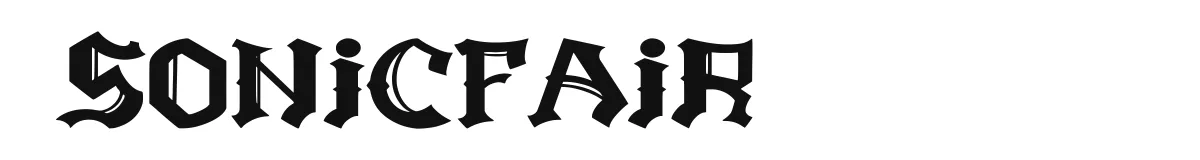 Sonicfair font preview