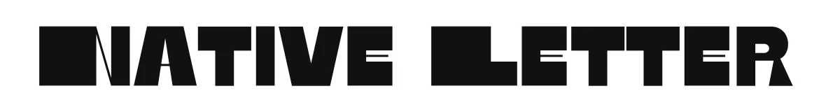 Native Letter original font preview
