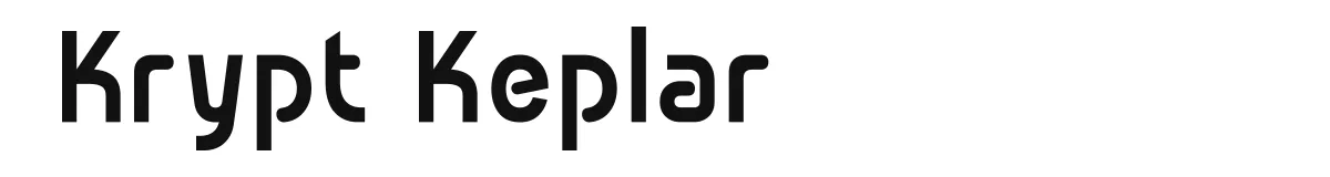 Krypt Keplar font preview