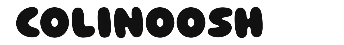 Colinoosh original font preview