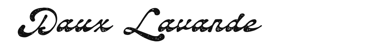 Daux Lavande font preview