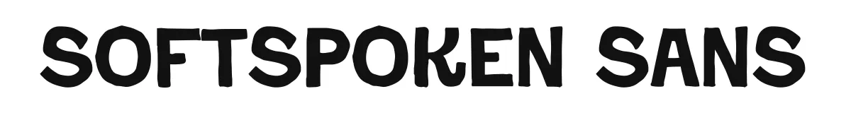 Softspoken Sans font preview