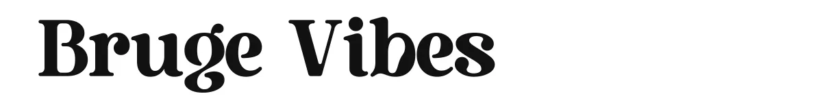 Bruge Vibes font preview