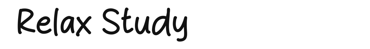 Relax Study font preview