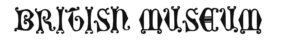 British Museum font preview