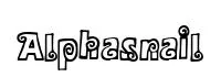 Alphasnail original font preview