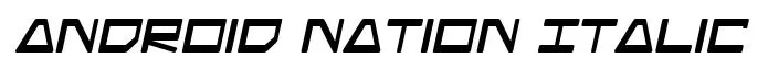 Android Nation Italic