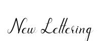 New Lettering original font preview