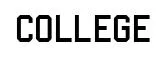 College original font preview