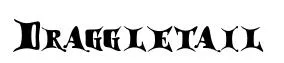 Draggletail original font preview
