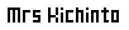 Mrs Kichinto original font preview
