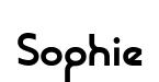 Sophie original font preview