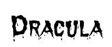 Dracula original font preview
