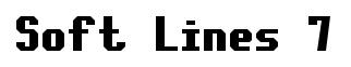 Soft Lines 7 original font preview