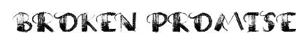 Broken Promise original font preview
