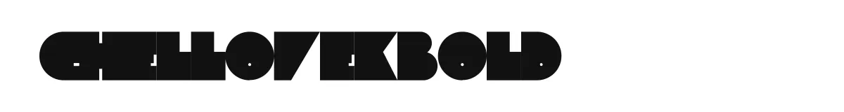 ChellovekBold original font preview
