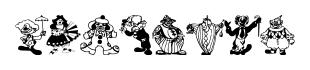 Clowners original font preview