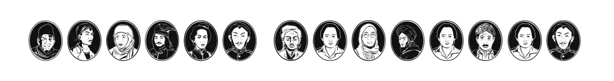 Cermin Pahlawan font preview