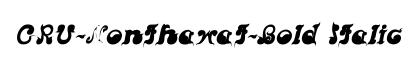 CRU-Nonthawat-Bold Italic