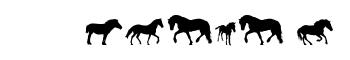 DJ Horses 1 original font preview