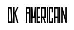 DK Americain original font preview