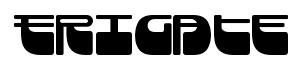 Frigate original font preview