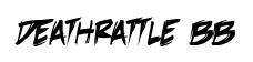 DeathRattle BB original font preview