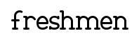 freshmen original font preview