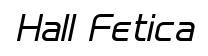 Hall Fetica Italic preview