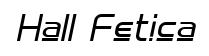 Hall Fetica Upper Italic preview