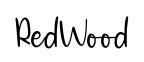 RedWood original font preview