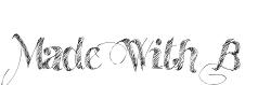 Made With B original font preview